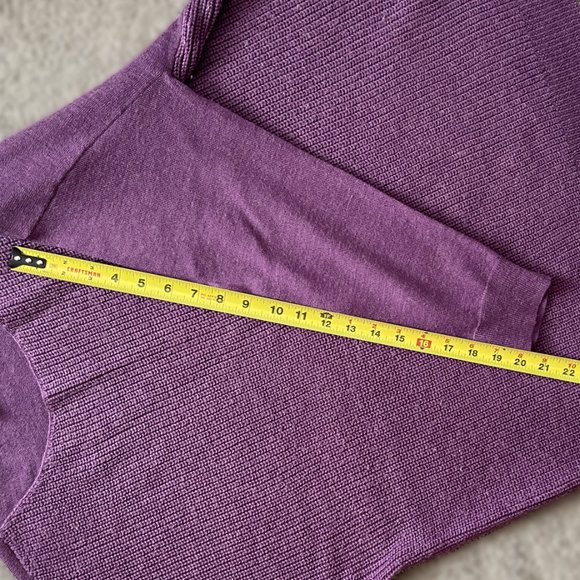 WESTBOUND WOMAN SWEATER Plus Size 2X Long Sleeve PURPLE - Picture 8 of 9